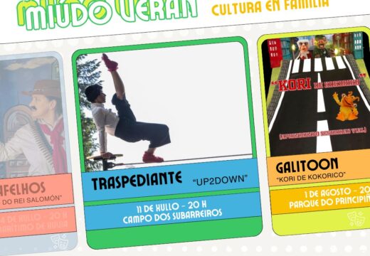 “Miúdo verán” trae este xoves a Neda o espectáculo de novo circo e danza “Up2down”